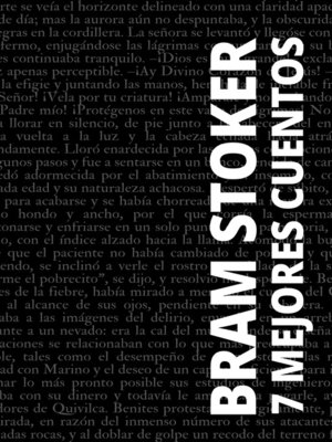 cover image of 7 mejores cuentos de Bram Stoker